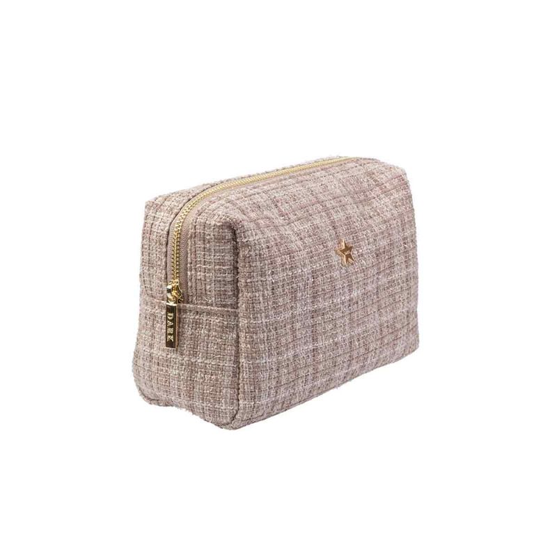 Tweed Makeup-Up Pouch Small
