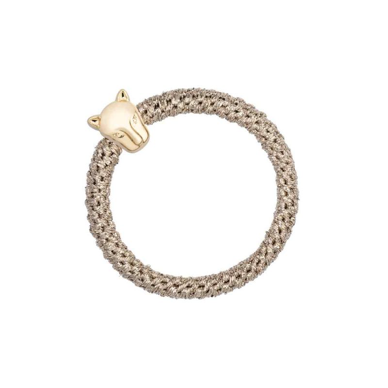 Fat Hair Tie W/ Panther