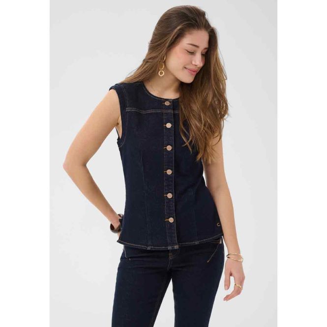 Hovedbilde CRDamy Denim Waistcoat