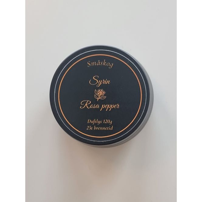 Hovedbilde Duftlys - Syrin & Rosa Pepper